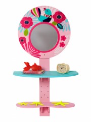 miroir intégré à chevet fixation murale original decoration chambre de fille pas cher utile accessorie deco chambre enfant.jpg
