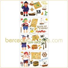 sticker de pirate pour chambre deco marin chambre d'enfant