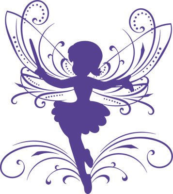 sticker murale fée pour chambre de fille sticker de fée plusieurs tailles et couleurs disponibles.jpg