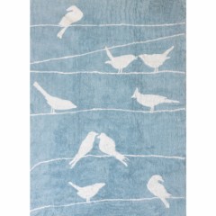 tapis chambre d'enfant et bébé rectangulaire bleu ciel oiseaux sur un fil lili pouce 120 x 160 tapis original protection sol bébé.jpg
