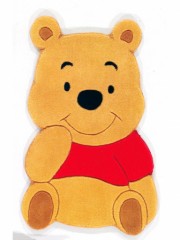 tapis enfant decoration Winnie l'ourson en forme de winnie tapis pas cher pour bébé et jeune enfant fan de winnie l'ourson disney.jpg