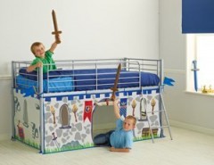 tente de lit chevalier pour lit surelevé compact lit enfant garçon habillage lit surelevé pour garçon chateau chevalier.jpg