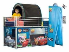 tente de lit mezzanine cars disney pour lit enfant garçon pas cher en tissu cars de disney.jpg