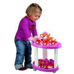 chariot et dinette hello kitty pour petite fille 2 ans, 3 ans, 4 ans, cadeau jeu jouet hello kitty