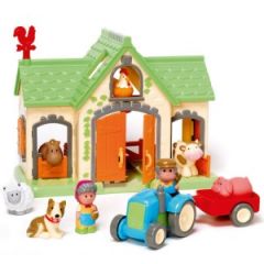 ferme et personnage pour enfant jeu imitation jeu jouet découverte avec animaux enfant 2 ans, 3 ans, 4 ans et plus