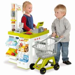 jouer à la marchande à acheter comme les grands au magasin cadeau fille garçon 3 ans, 4 ans, 5 ans, 6 ans, jeu d'imitiation et de marchande pour enfants avec caisse produits et caddie.jpg