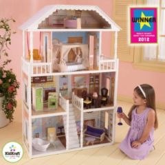 maison de pour jouer à la poupee 3 etages plusieurs pièces escaliers et meubles fournis pour fille 4 ans, 5 ans, 6 ans, 7 ans, 8 ans et plus.jpg