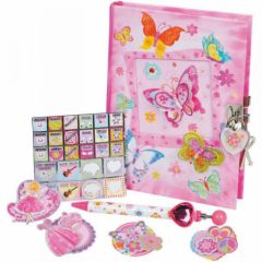 journal intime et sticker pour décorer paillette cadeau fille 6 ans, 7 ans, 8 ans, 9 ans, 10 ans, petit budget