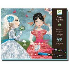 cadeau fille peinture bricolage art plastique activite manuelle peinture craie liquide djeco
