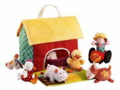 cadeau 2 ans jeu jouets en tissu lilliputiens la ferme animaux en tissus tout doux cadeau fille ou garçon 2 ans, 3 ans, 4 ans, jeu d'eveil et decouverte 2 ans.jpg