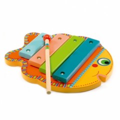 cadeau enfant 2 ans, 3 ans instrument de muscial eveil musical petit xylophone poisson pas cher.jpg