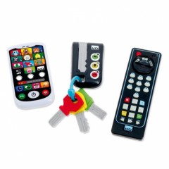 telephone bebe smartphone, clé voiture bebe, telecommande bebe lot de jouets d'imitation pour les petits.jpg