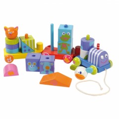 train en bois pour enfant 2 ans, 3 ans jeu jouet cadeau en bois à rouler et à assembler boikido.jpg