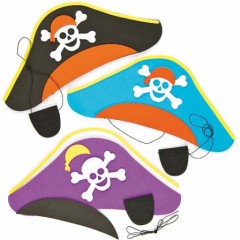 carnaval matériel pour se déguiser en pirate loisirs creatifs maternelle et maison kit chapeau de pirate en mousse pas cher facile.jpg