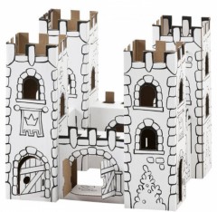 jouet en carton pour enfant chateau en carton à colorier à customiser activités manuelles avec du carton.jpg