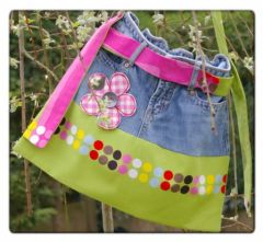 couture facile réaliser un sac d'enfant avec un jean patron gratuit tutoriel couture enfant sac