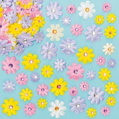 fleurs en tissu pour decorer carte et scrapbooking coller des fleurs decoration printemps pour loisirs creatifs.jpg