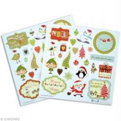 sticker noel toga pour carterie scrap bricolag enfant menu idee decoration à coller loisirs creatifs noel enfant.jpg