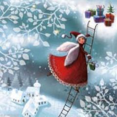 serviette noel bricolage collage serviettes fêtes noel deco bricolage ado adulte enfant pas cher vendue à l'unité.jpg
