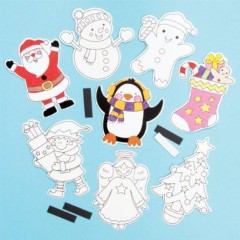 decoration de noel loisirs creatifs activités manuelles enfant colorier des decorations de noel magnets et aimants bricolage noel enfant.jpg