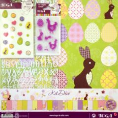 scrapbooking paque kit papier paque tampon stickers pas cher paques initiation scrap avec les enfants.jpg