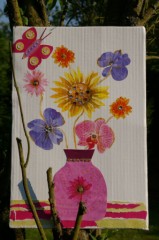 activités manuelles printemps nature decorer un tableau collage maternelle facile loisirs creatifs enfant pas cher idee cadeau fête des mères.jpg