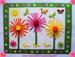 bricolage enfant printemps avec matériel de récup activités pour assisante maternelle et ecole