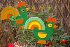 coque oiseau nature pic plante ou decoration jardin nature printemps activités manuelle enfant loisirs creatifs facile