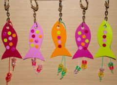 bricolage enfant récup fabriquer un porte clé pour fête des mamies, des mères, des pères  bricolage facile ecole assistante maternelle fabriquer cadeau