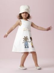 robe blanche motif fantaisie vêtement mode fille collection ete 2011