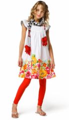robe coton imprimé fleurie pour fille collection 2011 2 ans au 12 ans