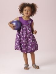 robe fille 2 ans, 4 ans, 6 ans, 8 ans, 10 ans, 12 ans, robe boule ete 2011 sans manche tissu fantaisie