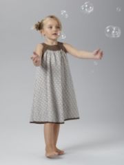 robe petite fille robe en crepon sans manche ete 2011 mode fillette