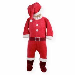 pyjama noel fille avec bonnet pas cher pour reveillon mode enfant noel pas cher tenue de fête noel enfant 3 mois au 18 mois.jpg