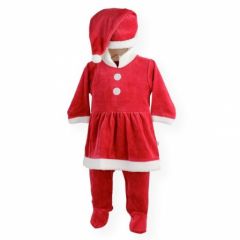 pyjama noel fille avec bonnet pas cher pour reveillon mode enfant noel pas cher tenue de fête noel enfant 3 mois au 18 mois.jpg
