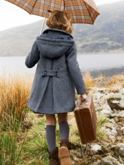 manteau fille en laine avec capuche du 4 ans au 14 ans bien chaud hiver classique gris chevron féminin mode enfant.jpg