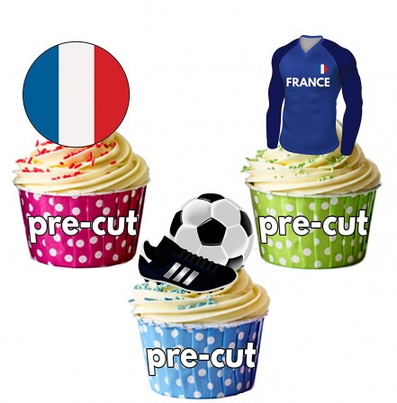 deco muffins et cupcake equipe de france foot