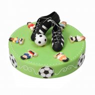 gâteau football avec decoration pour fan de foot gateau foot.jpg