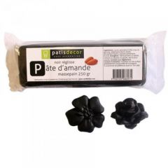 pâte d'amande noire pour fabriquer deco de gâteau halloween acheter commander la pate d'amande noir pour deco gâteau cupcake muffin halloween.jpg