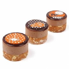 Halloween decor gâteau plaquette chocolat deco halloween pour gâteau individuel pas cher original pour décoration gâteau.jpg