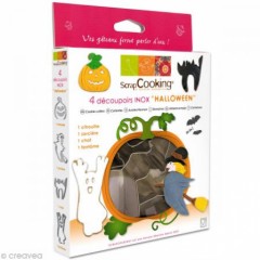 halloween emporte pièce decoupoir pour biscuits et gateaux chat, sorcière, fantome et citrouille emporte pièce en inox pour hallowween.jpg