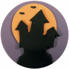 halloween plaque ronde maison hantée à poser sur gâteau decoration gâteau grand modèle.jpg