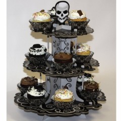 halloween presentoir à cupcake avec têtes de mort support gâteau halloween pas cher original.jpg
