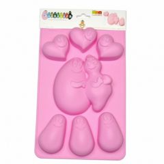 moule gâteau barbapapa pour goûter enfant gâteau individuel barbapapa anniversaire enfant