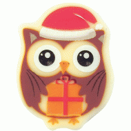 gateau decoration en chocolat hiboux à poser sur cupcake mousse gâteau buche noel patisserie et decoration de gâteau.gif