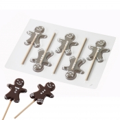 moule sucette bonhomme pour sucette en chocolat pour enfant