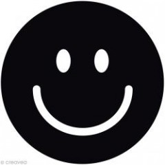 pochoir gâteau smiley pochoir gâteau rond pour enfant ado adulte pochoir en plastique souple smiley pour patisserie et gâteau original.jpg