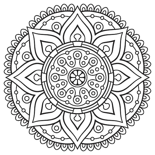 coloriage Mandala  Un max d'idées