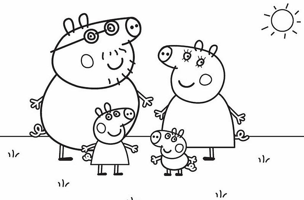 Les Nouveaux Coloriages De Peppa Pig Sont Arrives Imprimer Et Colorier Les Dessins De Peppa Pig Un Max D Idees