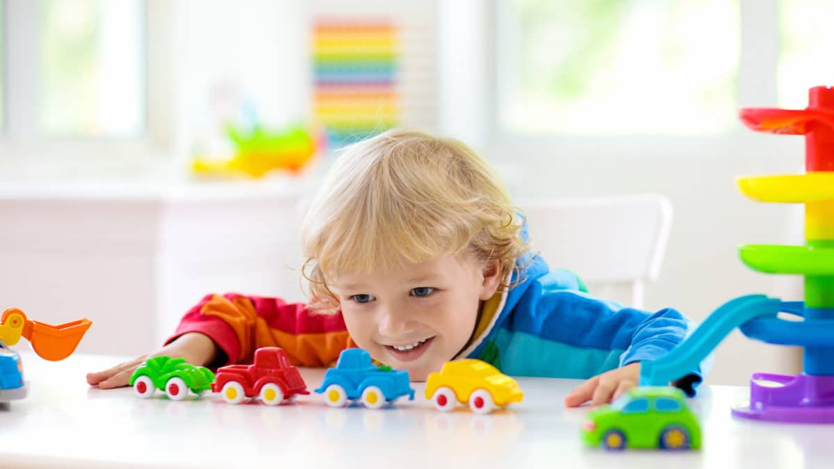Idée cadeau pour les enfants – véhicule aimanté pour les gars de 18 mois à 4 ans